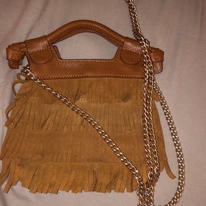Foley and Corinna Fringe Crossbody Bag